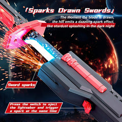 Si-Fi Sparkling Fire with RGB LED Light & Spray Mist Cosplay Sword - Project M Shop