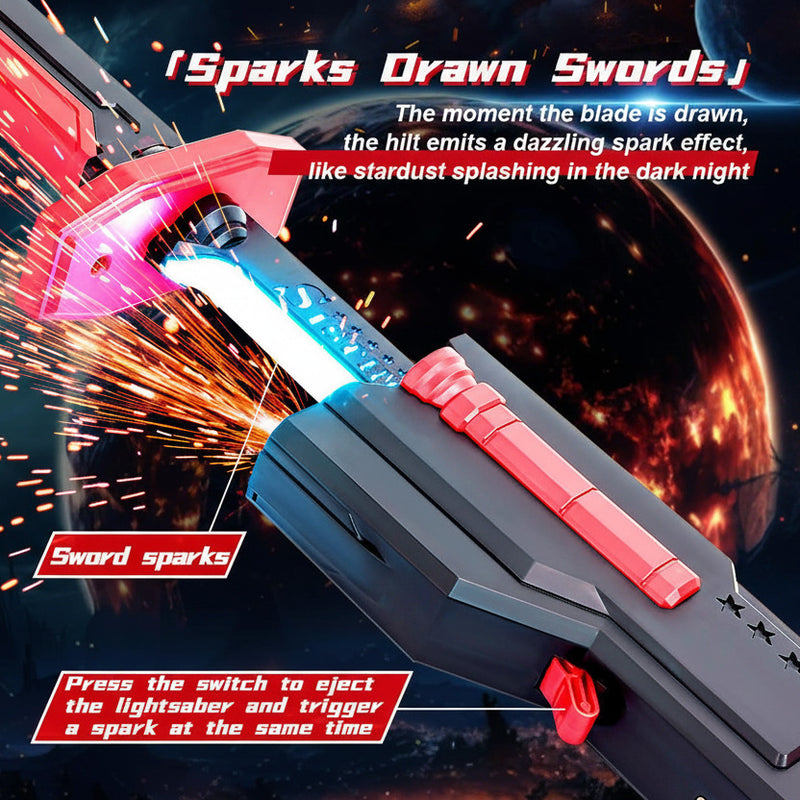 Si-Fi Sparkling Fire with RGB LED Light & Spray Mist Cosplay Sword - Project M Shop