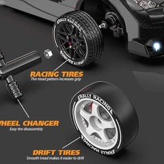 GTR 1:24 High Speed Drift Car With 20km/h High Speed With Extra Tires - Project M Shop