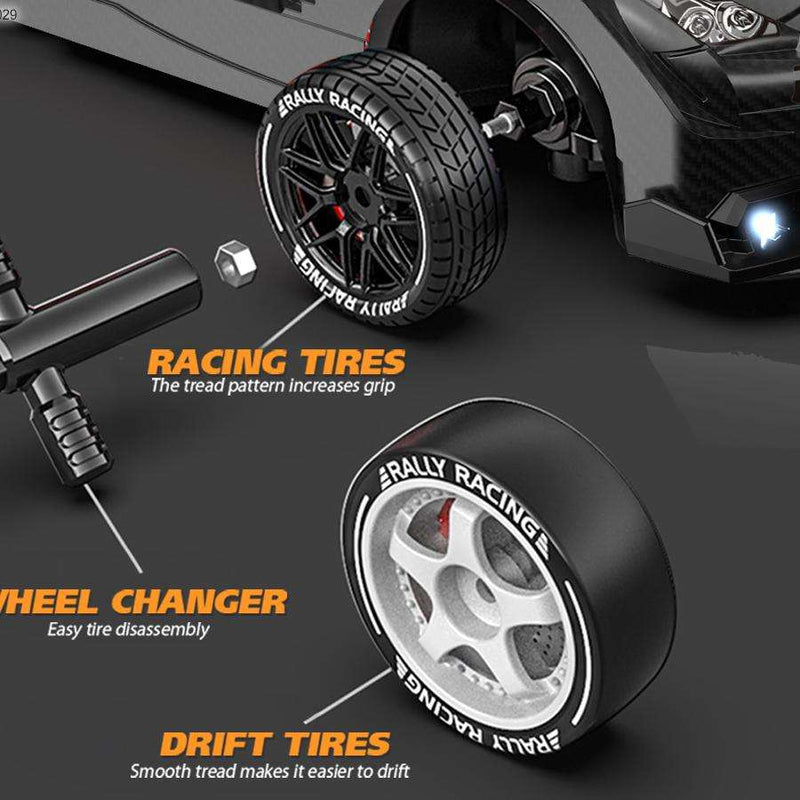 GTR 1:24 High Speed Drift Car With 20km/h High Speed With Extra Tires - Project M Shop