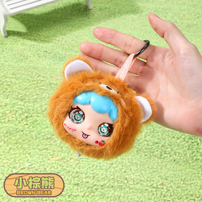 Hot Plush Animal Toy Pendant 7 Optional Cute hanging keychain/toy - Random Design -1 Piece