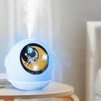 Space Humidifier - USB Mini Night Light Humidifier for Desktop, Bedroom & Portable Spray Hydrating Purifier