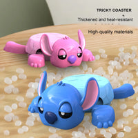 Stitch Shocking Expression Funny Creative Coaster - Unique Funny Creative Coasters for Your Home