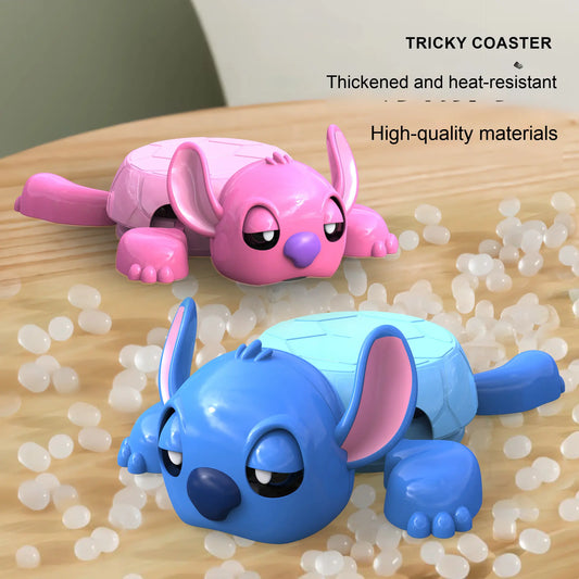 Stitch Shocking Expression Funny Creative Coaster - Project M Shop