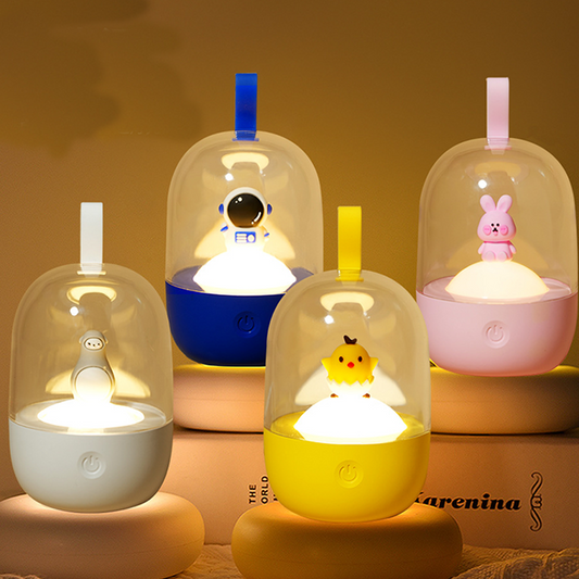 Cute Duck Bunny Astronaut LED Touch Sensitive & Dimmable Night Lamp
