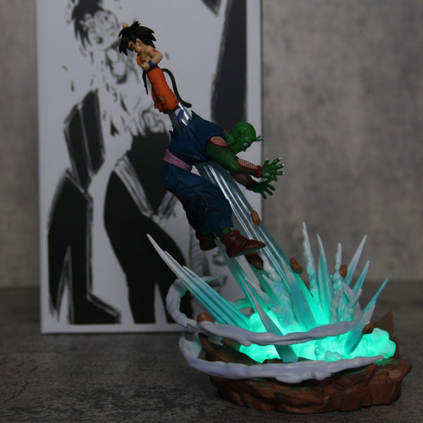 20cm Anime Figure DBZ Son Goku VS Piccolo Action Figure PVC with Light Model Anime Figure - Project M Shop