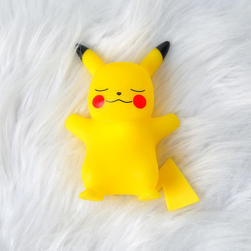 Pokemon PikaChu Night Lamp - PVC Kid's Bedroom Decor with Gift Box/Bag