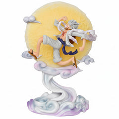 28cm One Pieces Anime Monkey D. Luffy with Light Moon Gear 5 Nika Zoro Anime Figure - Project M Shop