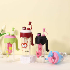 Summer Travel Cartoon Anime Children Cute Water Bottle - 900 ML - Random Color - Project M Shop