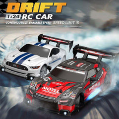 GTR 1:24 High Speed Drift Car With 20km/h High Speed With Extra Tires - Project M Shop