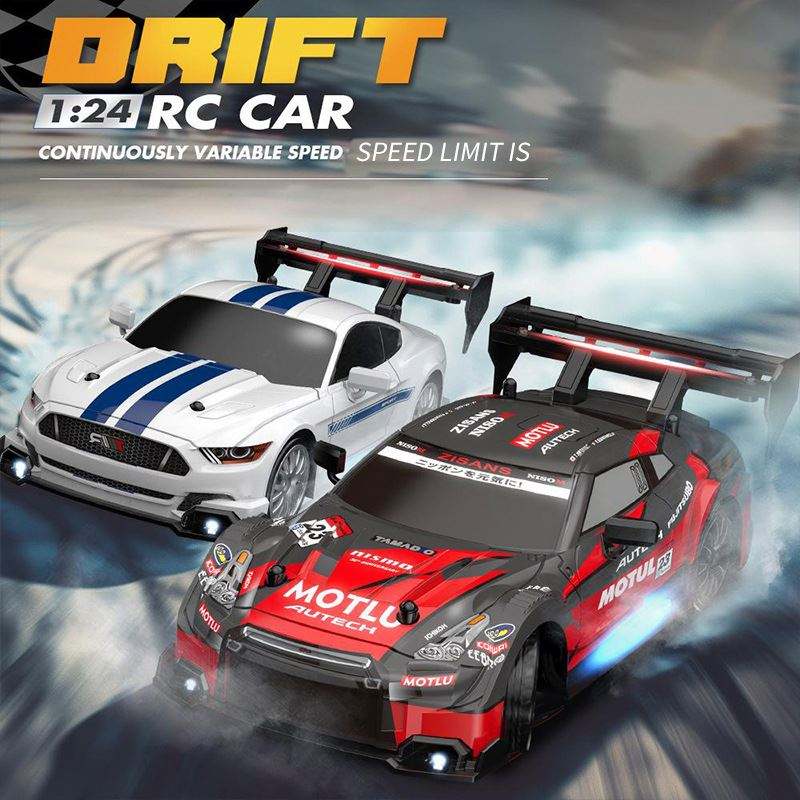 GTR 1:24 High Speed Drift Car With 20km/h High Speed With Extra Tires - Project M Shop