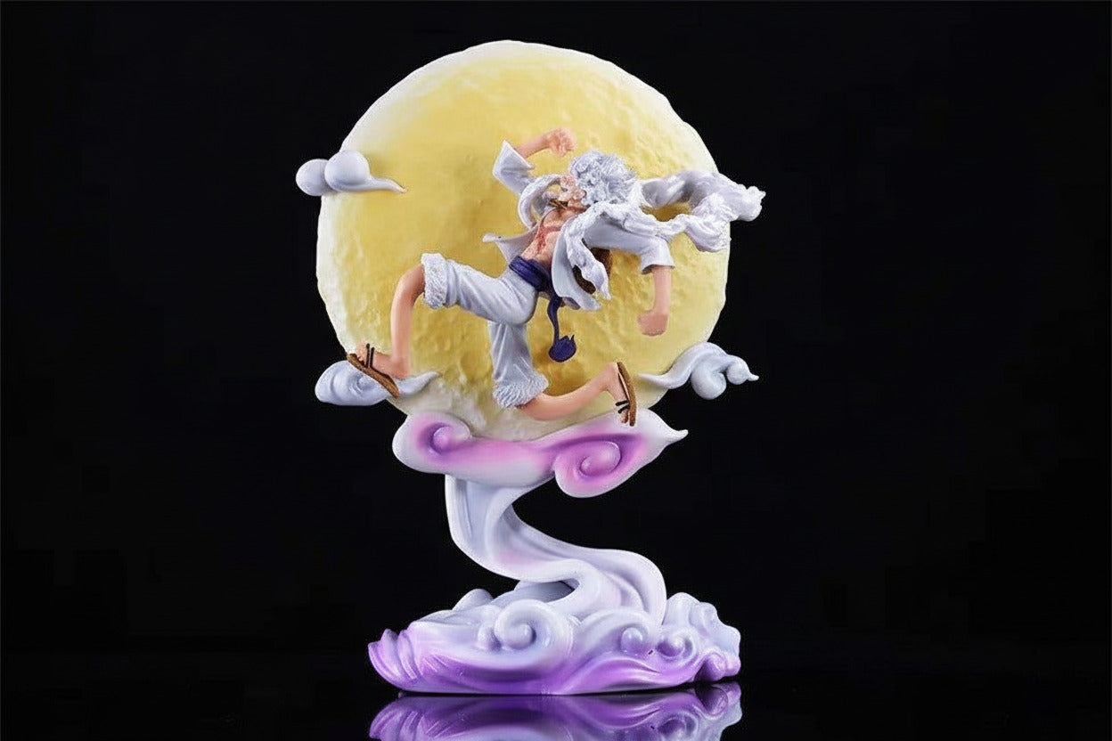 28cm One Pieces Anime Monkey D. Luffy with Light Moon Gear 5 Nika Zoro Anime Figure - Project M Shop