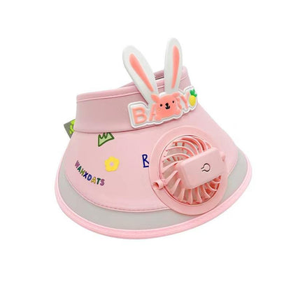 New Children's USB Charging Fan Cap/Hat UV protection - Project M Shop