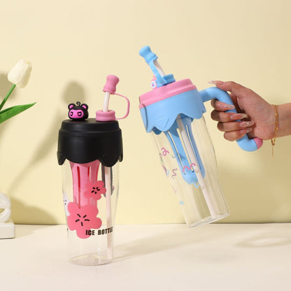 Summer Travel Cartoon Anime Children Cute Water Bottle - 900 ML - Random Color - Project M Shop