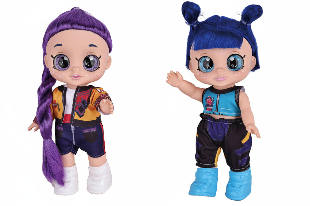 Kpop Demon Hunter Huntrx 5D eyes with music 13 Inch Premium PVC Dolls