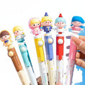 Set of 2 Pens - Creative 0.5mm Plastic Rotating Cute Cartoon Design Gel Pen for Students - Random Design - Project M Shop