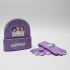 K-Pop Demon Hunter Huntrx Bennie and Gloves Winter Accessories Combo (Bennie + Gloves) - thumbnail 10