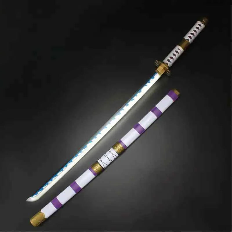One Piece Wooden LED Katana | Nidai Kitetsu Monkey D Luffy Wooden Sword for Cosplay