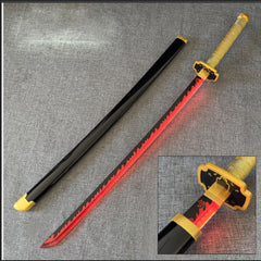 Yoriichi Tsugikuni Red Led Sword 104 CM Full Length - Demon Slayer katana - Project M Shop
