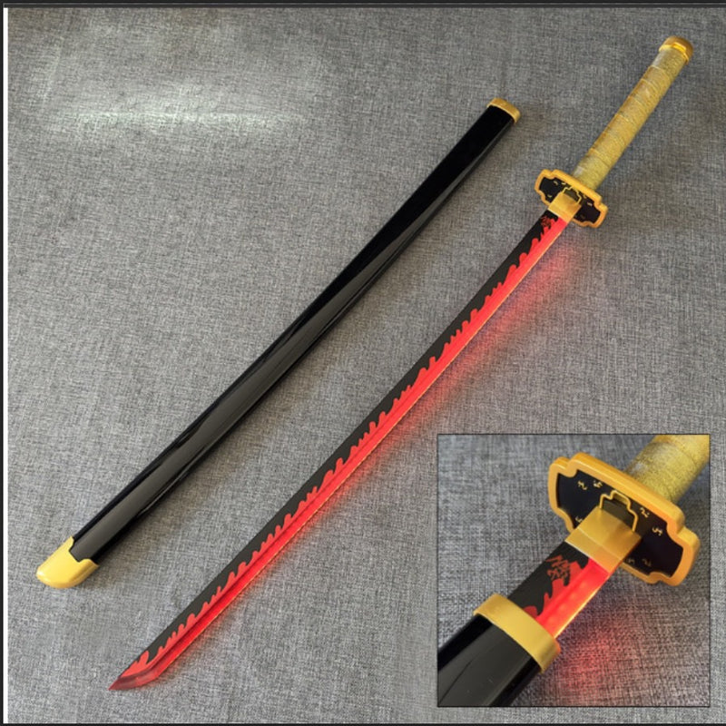Yoriichi Tsugikuni Red Led Sword 104 CM Full Length - Demon Slayer katana - Project M Shop
