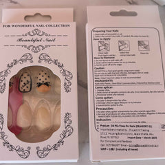 Set of 2 - Press-On Nails Set - 24 PCs (SKU- DE-Asort-21) - Project M Shop