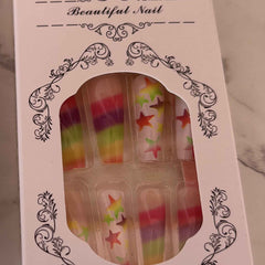 24 PCs Press-on Nails Set for Stunning Nail Art - Project M Shop