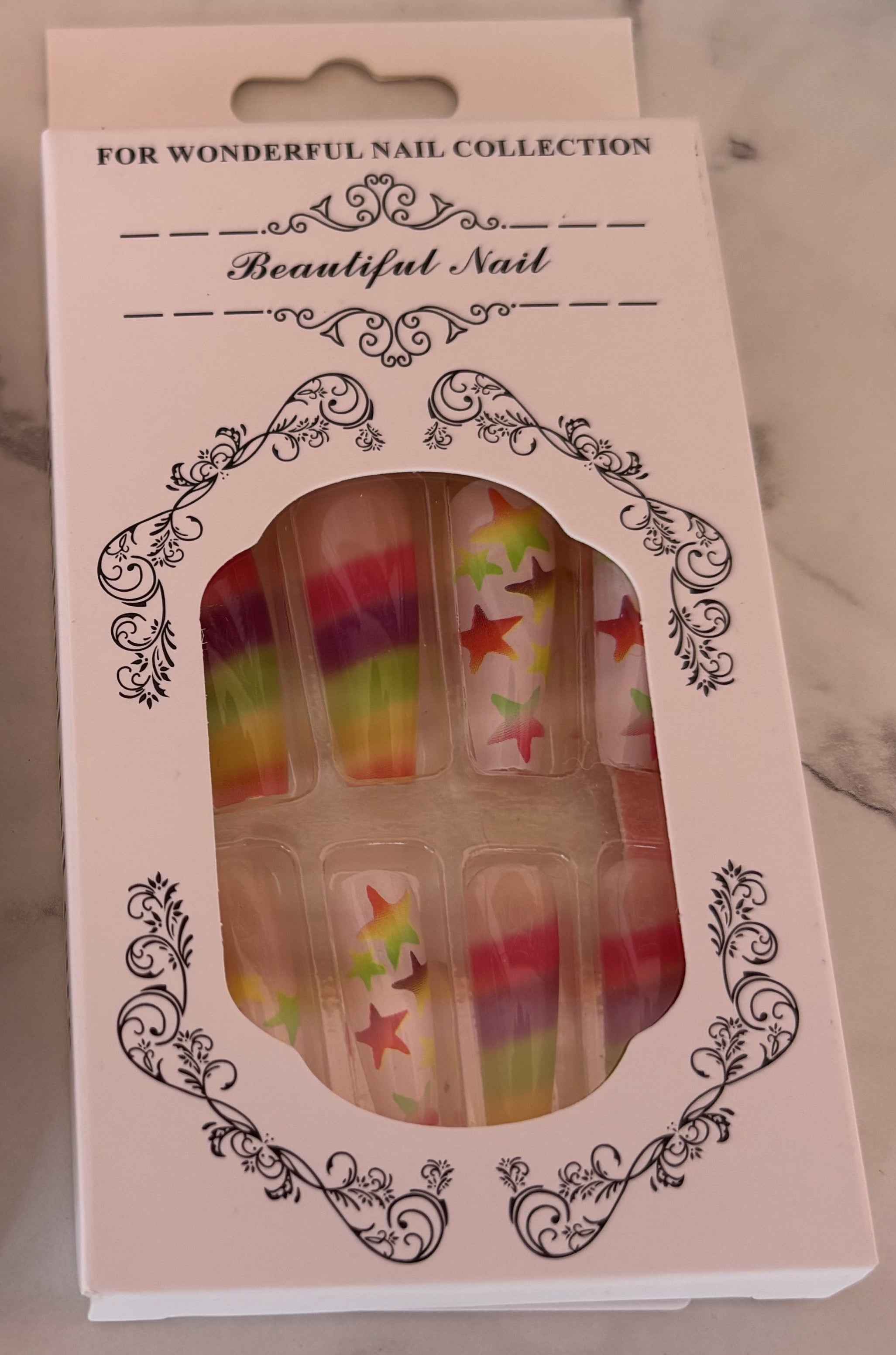 24 PCs Press-on Nails Set for Stunning Nail Art - Project M Shop