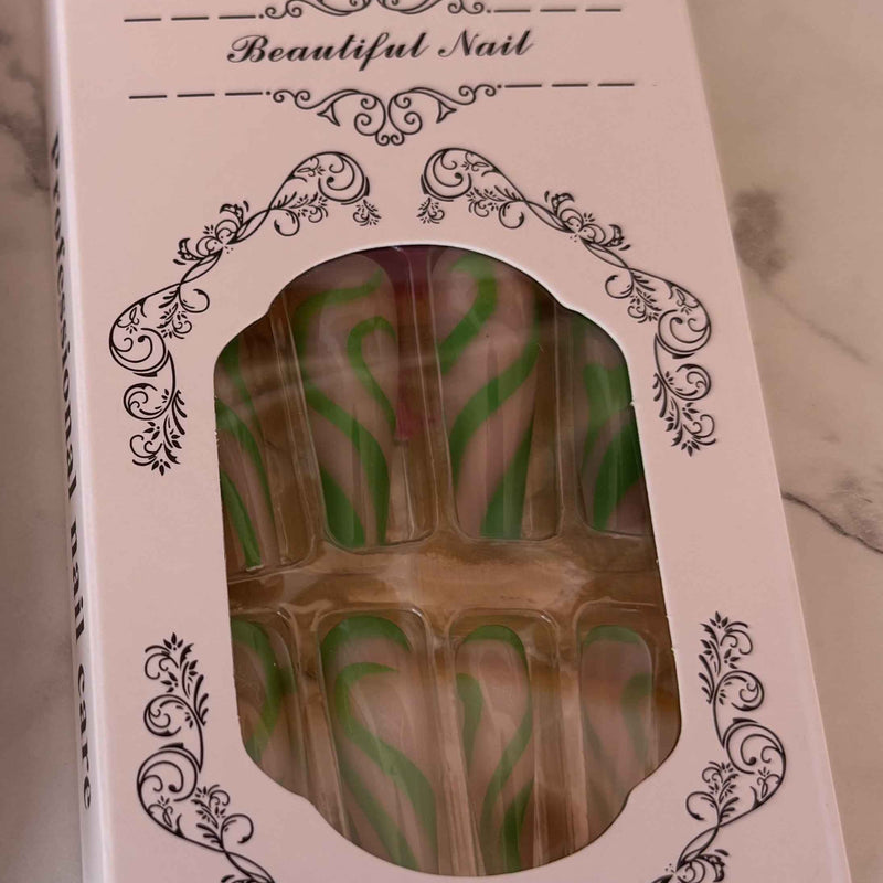 24 PC Press-on Nails Set - SKU-De-Asort-15 - Project M Shop