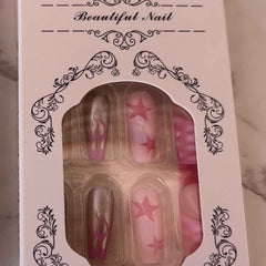 24 PCs Press-on Nails Set - Stylish Press-on Nails Set for Instant Glam - Project M Shop