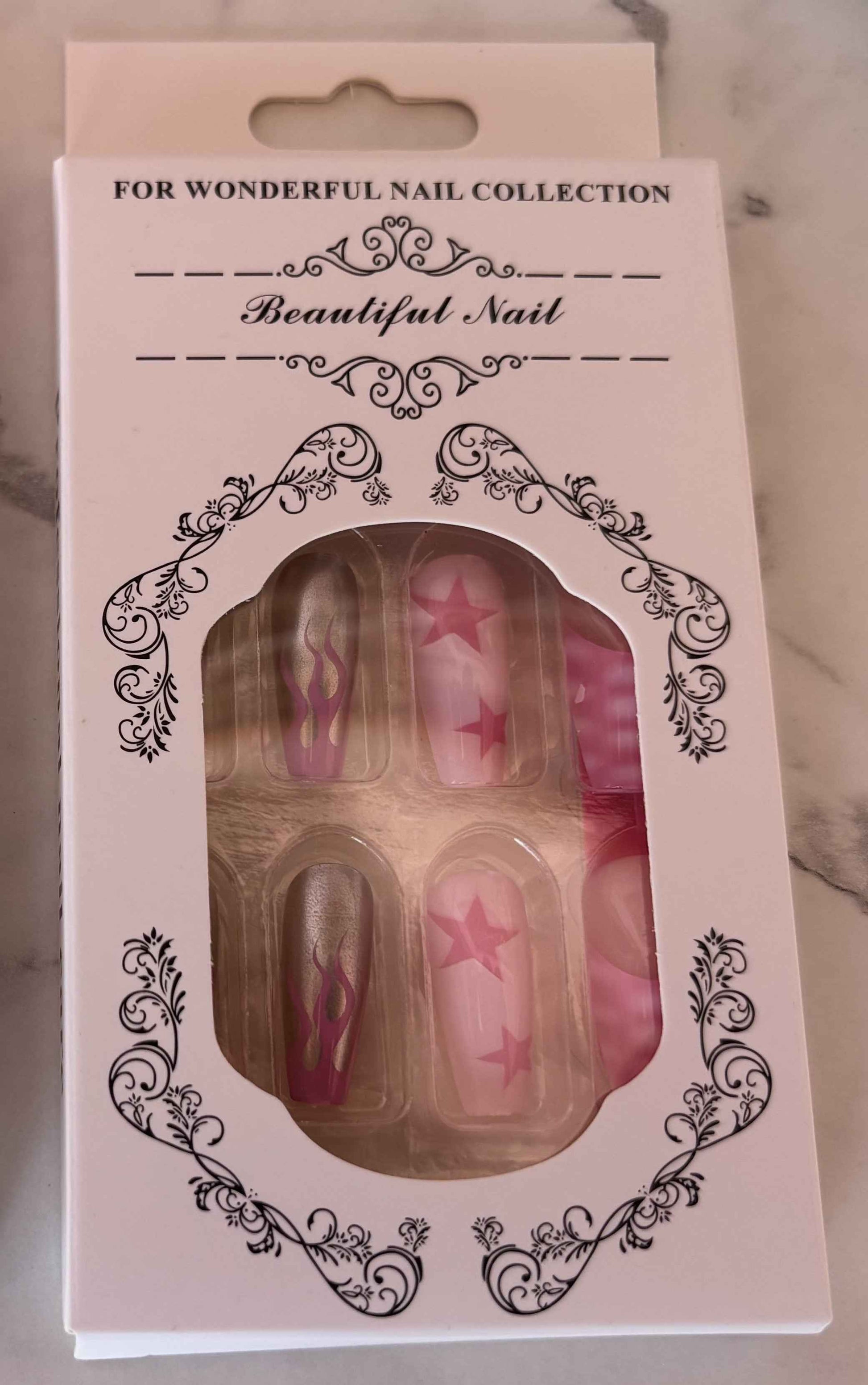 24 PCs Press-on Nails Set - Stylish Press-on Nails Set for Instant Glam - Project M Shop