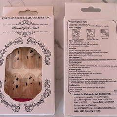 24 PCs Press-on Nails Set - Premium Quality Press-on Nails Set - Project M Shop