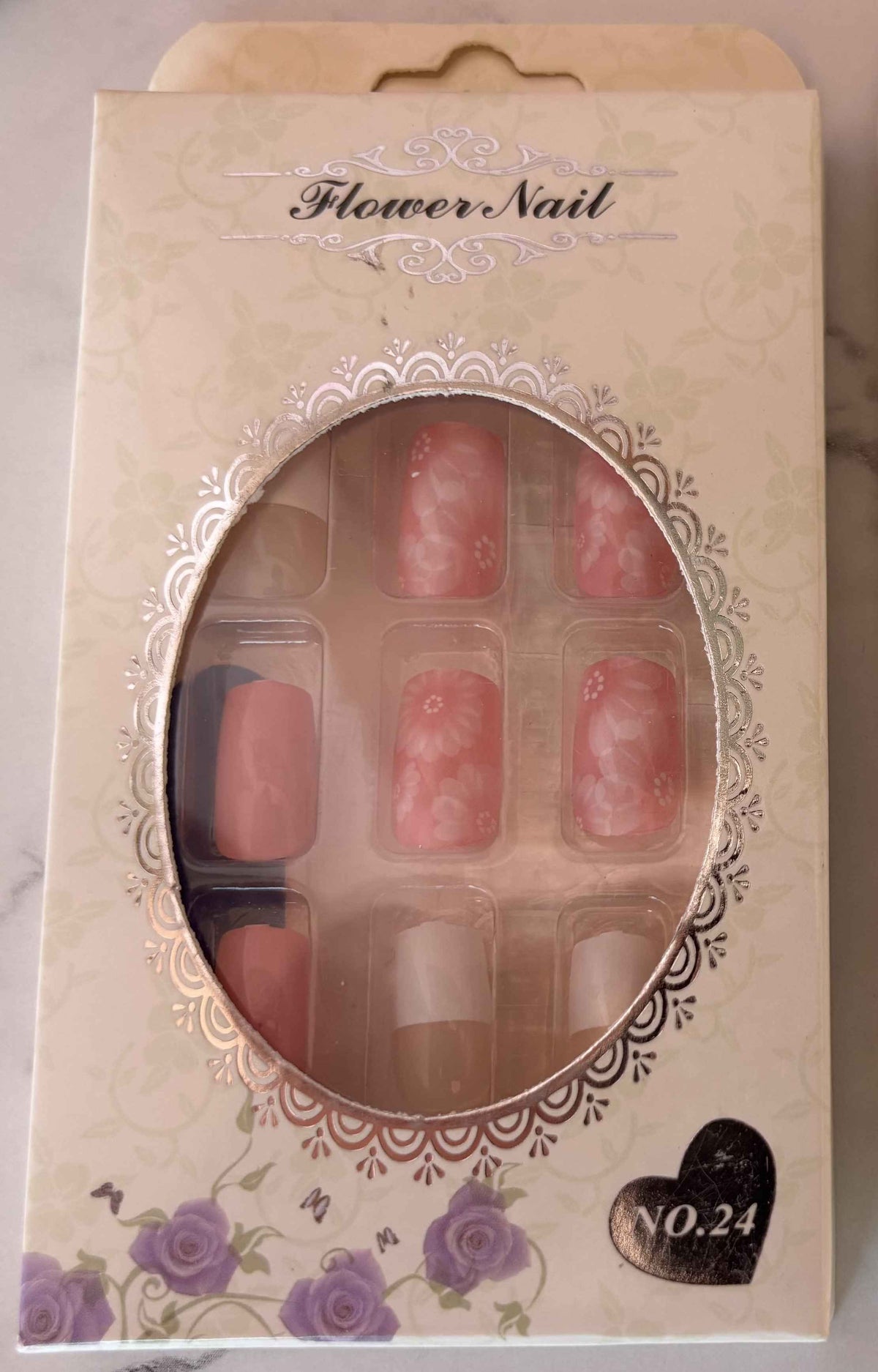 24 PCs Press-On Nails Set – Bridal & Function-Ready Nails