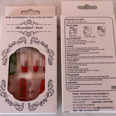 24 PCs Press-on Nails Set - Perfect Press-on Nails Set for Any Occasion - Project M Shop