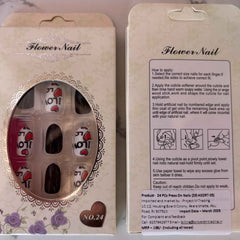 24 PCs Press-on Nails Set - Perfect Press-on Nails Set for Easy Application - Project M Shop