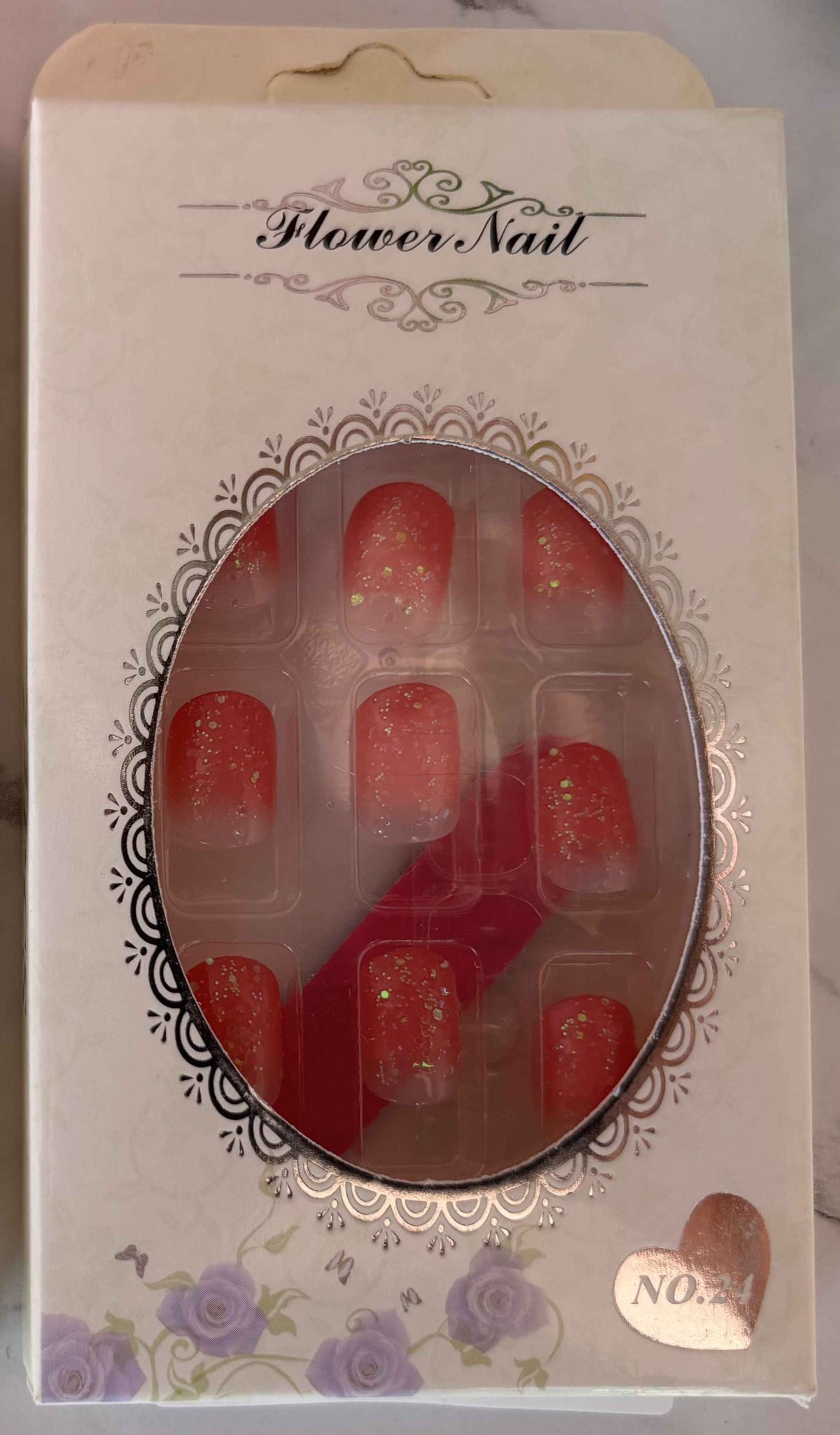 24 PCs Press-On Nails Set – Bold Statement Nail Art