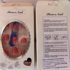 24 PCs Press-on Nails Set - Perfect for Easy Nail Art - Project M Shop