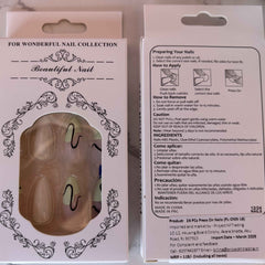 24 PCs Press-on Nails Set - SKU-PL-ONN-16 - Project M Shop