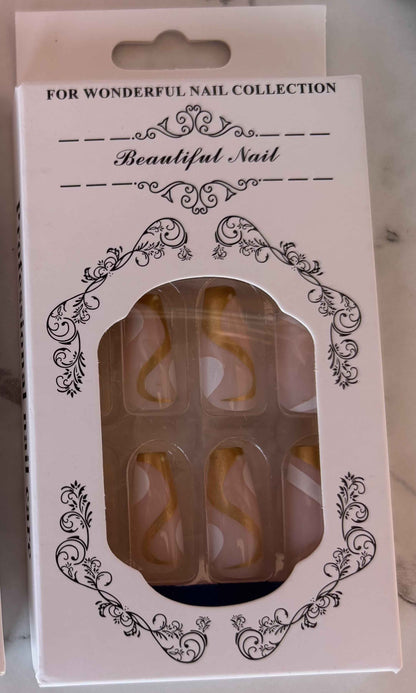 24 PCs Press-on Nails Set - High-Quality Press-on Nails Set - Project M Shop