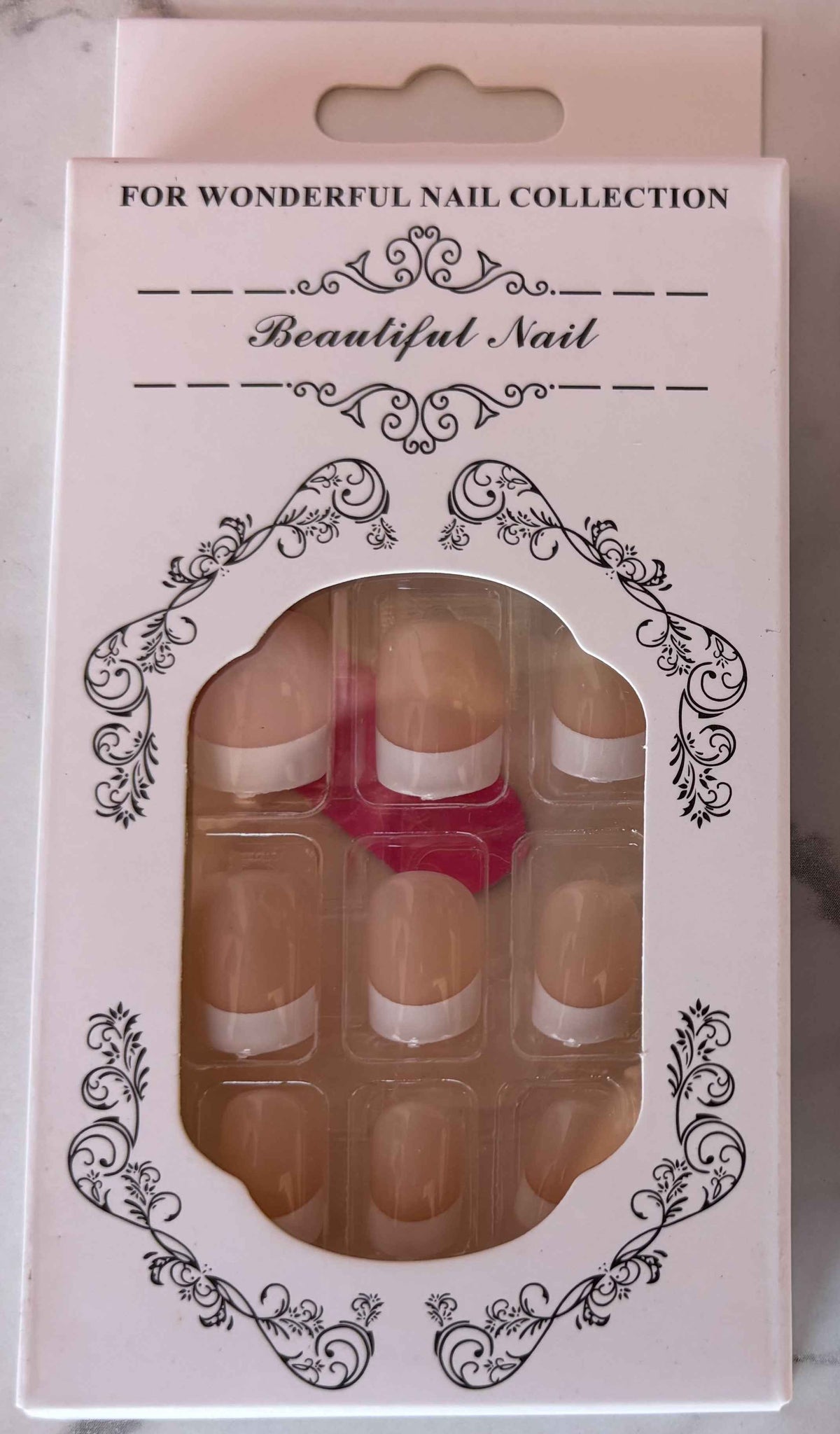 24 PCs Press-On Nails Set – Purse-Ready Emergency Nail Kit