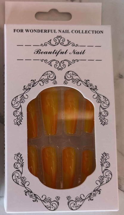 24 PCs Press-on Nails Set - Premium Quality Press-on Nails Set - Project M Shop