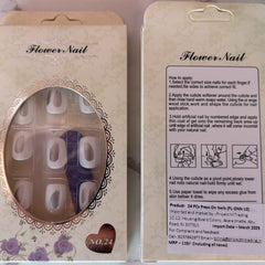 24 PCs Press-on Nails Set - for Stunning Manicures - Project M Shop