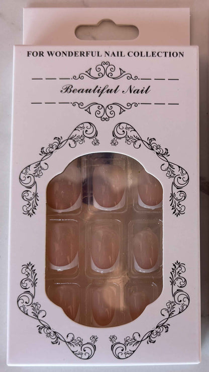 24 PCs Press-on Nails Set - Stylish and Easy to Apply Press-on Nails Set - Project M Shop