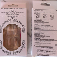 24 PCs Press-on Nails Set | Stylish Press-on Nails Set for All Occasions - Project M Shop