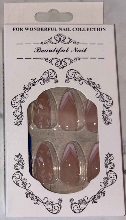 24 PCs Press-on Nails Set - Perfect for Easy Nail Art - Project M Shop