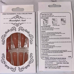 24 PCs Press-on Nails Set - Project M Shop