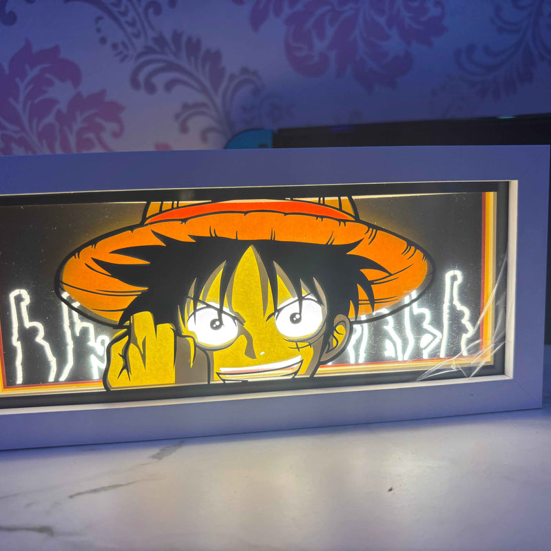 Paper Crafted Luffy - One Piece Style LED Lamp - Project M Shop