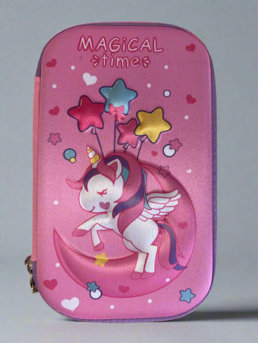 Magical Unicorn Pencil Case for Girls – Dream Big Study Kit