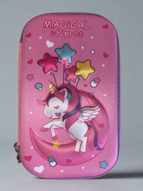 Magical Unicorn Pencil Case for Girls – Dream Big Study Kit