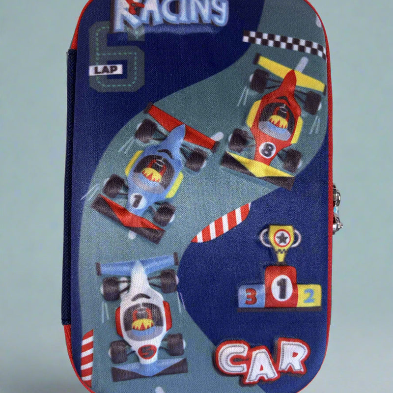 Racing Cars Pencil Case - Stylish and Functional Design for Boys - Project M Shop