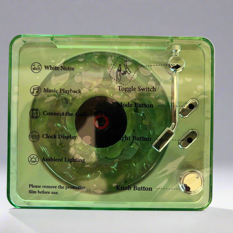 Mini Retro Bluetooth Vintage Speaker with Subwoofer and RGB Night Lamp - Project M Shop